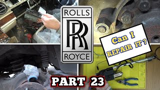 BAD NEWS on the ROLLS ROYCE SUSPENSION + Electric Aerial Repair - PART 23 of Fixing a SILVER SPIRIT