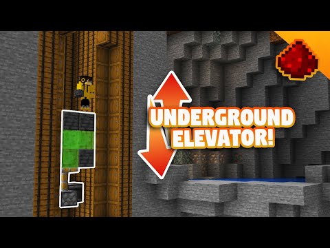 (OUTDATED - See Desc) How To Make A FLUSH 2x2 Underground Elevator! (JAVA 1.19+)