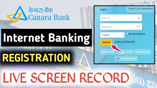 Canara Bank Net Banking In Malayalam 2022 || Canara Bank Internet Banking Registration & Activation