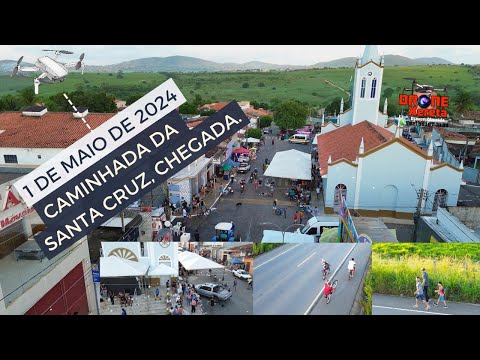 CAMINHA DA SANTA CRUZ, CHEGADA VEJA COMO FOI. #dronexereta #dji #alagoas #viral