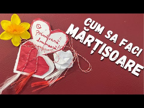 Cum să fac un mărțișor rapid | Atelier de mărțișor pentru copii | Mama Ioana