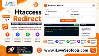 🔀 Free htaccess Redirect Generator – Create Redirect Rules Online | iL