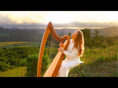 Echoes of Light: 1 Hour of Heavenly Harp Music | Sarah Bhalla