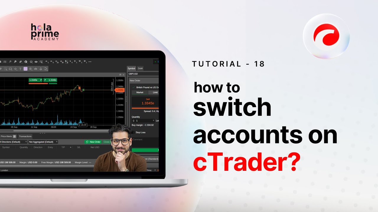 So wechseln Sie ganz einfach zwischen Handelskonten bei cTrader – eine schnelle und einfache Anleitung! | Hola Prime