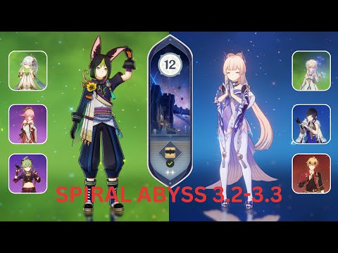 Yaenari & Kokomi Burgeon - Spiral Abyss 3.2-3.3 Floor 12 Full stars | Genshin Impact