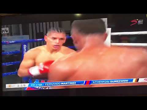 Athenkosi Dumezweni Vs Fernando Daniel Martinez Full Fight