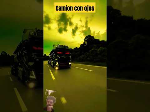 #camion #trailer con #ojos
