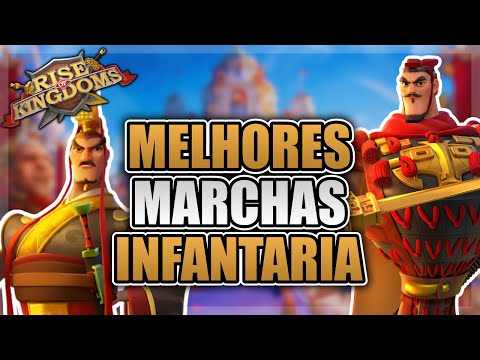 MELHORES MARCHAS INFANTARIA [AGOSTO/2025] | EQUIPAMENTO E ÁRVORE DE TALENTOS - RISE OF KINGDOMS