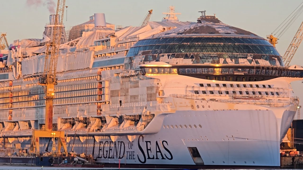 Legend of the Seas Construction Update – Icon Class Cruise Ship | One of the World’s Largest ships