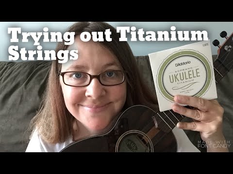 Сравнение звучания струн для укулеле D'Addario серий Titanium и Aquila Nylguts