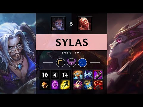 Sylas Top vs Vladimir: Quadra Kill, Unstoppable - EUW Master Patch 25.S1.1