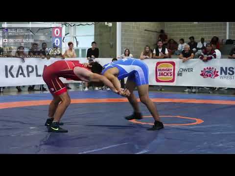 BLAKE BIRKETT v TOMONORI HATSUMI (JAPAN) - 61-65 KG - Nov 2022 - Freestyle Wrestling, Australia