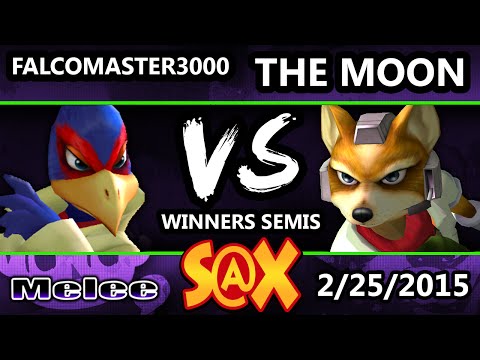 S@X - FalcoMaster3000 (Falco) Vs. CTRL | The Moon (Fox) SSBM Winners Semis - Melee