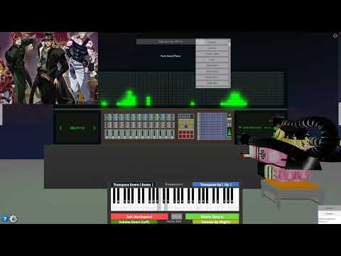 OST Stardust Crusaders [World] Track 19 - Travelers Who Rest | [Roblox Piano]