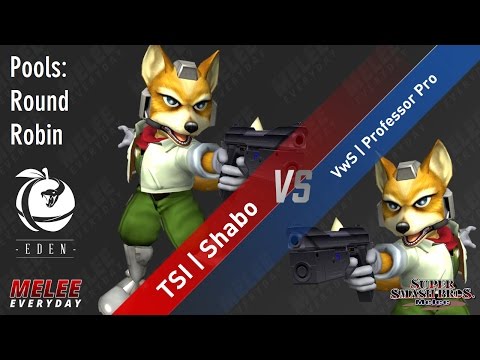 Eden - TSI | Shabo (Fox) vs. VwS | Professor Pro (Fox) - SSBM - Singles Pools, Round Robin