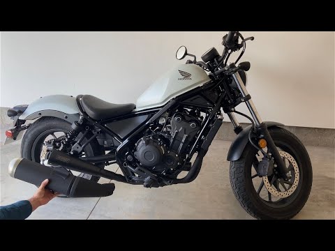 Honda Rebel 500 Stock vs Vance & Hines Exhaust