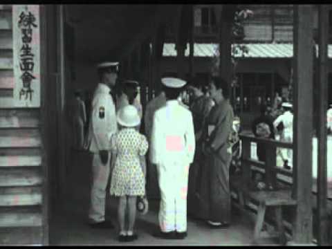 映画『決戦の大空へ』(1943)より (『若鷲の歌』あり) 原節子 他