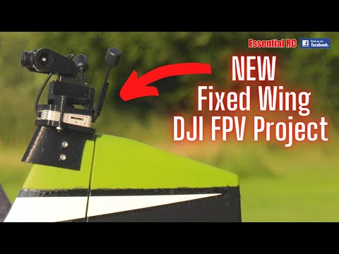 WILL THIS BE THE BEST YET? NEW 'ESSENTIAL RC' Fixed Wing HEAD TRACKED DJI FPV Project