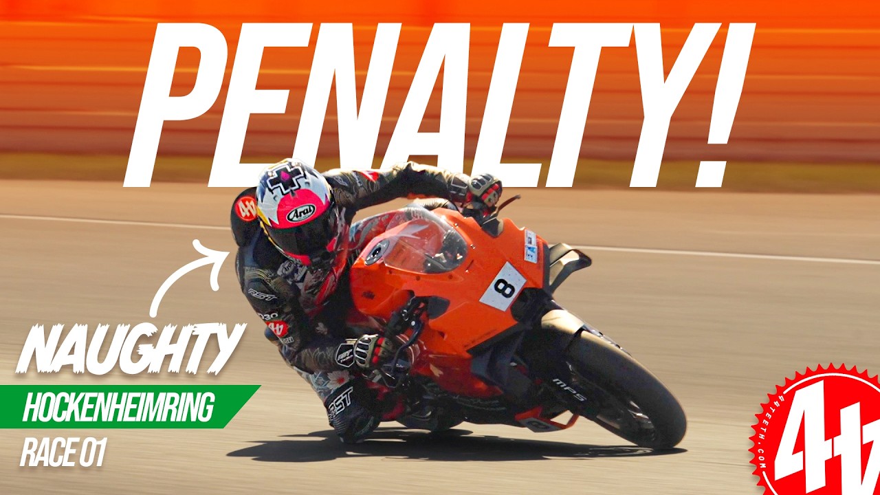 WHAT DID I DO!? | KTM 990 RC R Cup - Hockenheim RACE ONE
