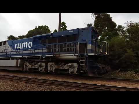 Acionando o motor da Locomotiva GE ES43BBi RUMO / Rio Negro / PR