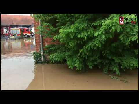 Hochwasser in Margretenhaun, Langenbieber und Kleinsassen