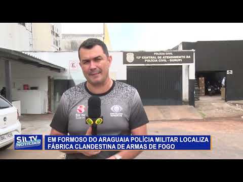 Em Formoso do Araguaia Polícia Militar localiza fábrica clandestina de arma de fogo