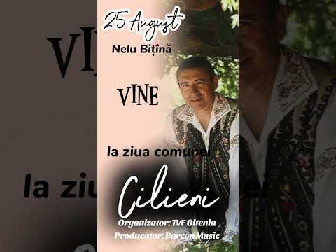 ❌ Pe 25 August, Nelu Bitina, vine la ziua comunei Cilieni - Olt  va asteptam cu drag!