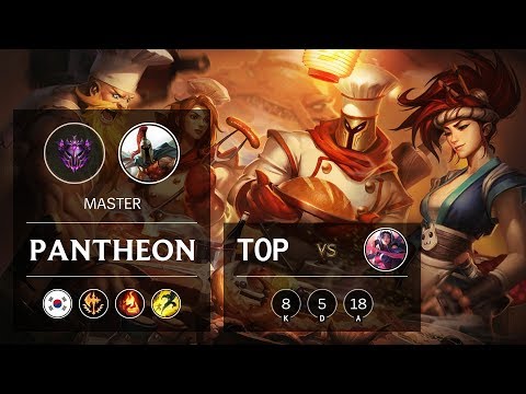 Pantheon Top vs Irelia - KR Master Patch 9.11
