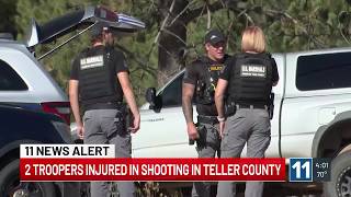 Two state troopers injured in Teller County shooting
