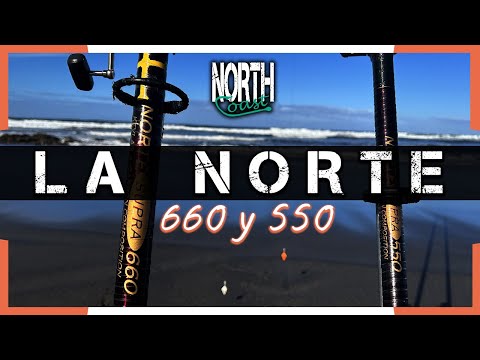 "LA NORTE" ▶ 550 y 660 👌Caña para pescar a fondo y playa en Asturias