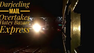 preview picture of video 'Utkrisht Darjeeling Mail humiliates Hatey Bazare Express at 110 kmph-Extreme Night Furore'