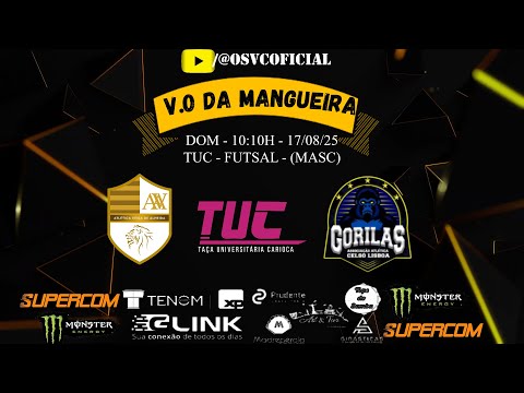 UVA GERAL X CELSO LISBOA GORILAS - TUC FUTSAL (MASC) - 17/08/25 - AO VIVO