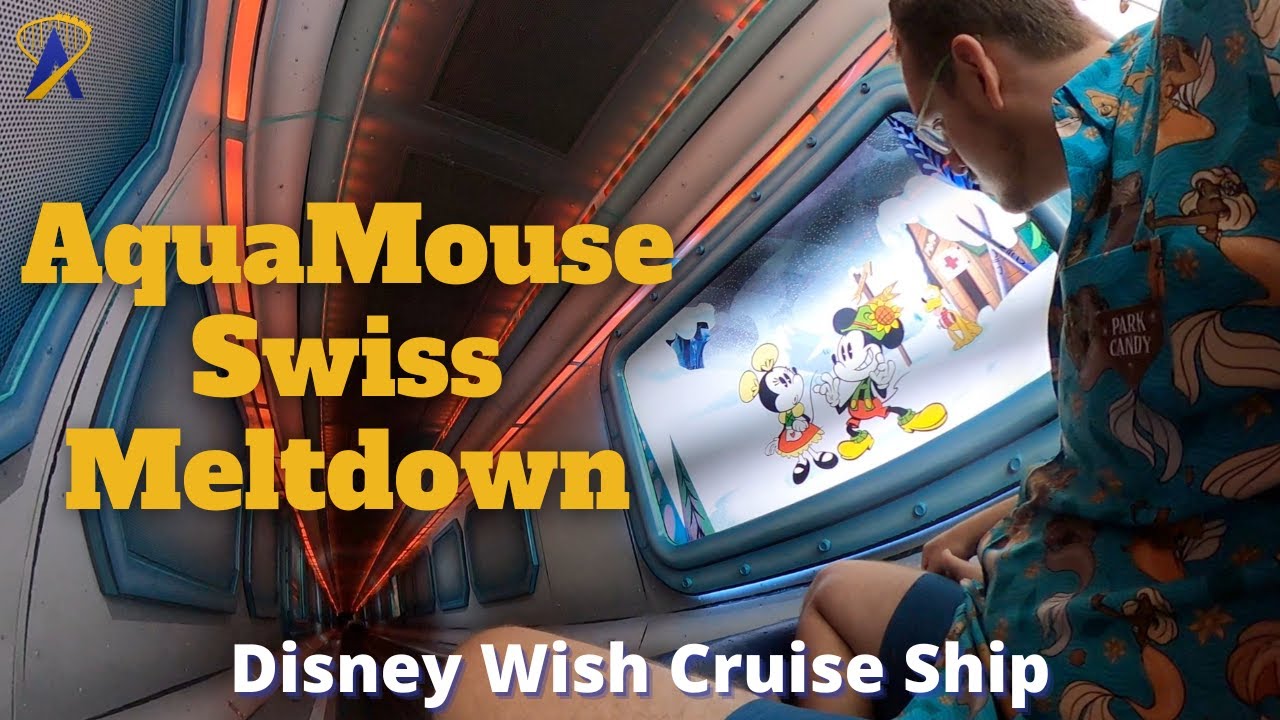 MyDisneyFix POV Aquamouse Swiss Meltdown Water Slide Ride on the