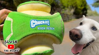 Chuckit! Kick Fetch Max Glow Ball | Honest Dog Reviews