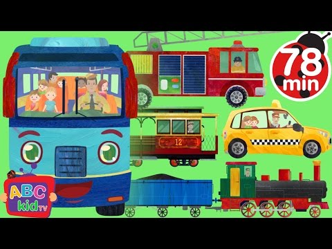 Wheels on the Bus and Vehicles |+ More Nursery Rhymes & Kids Songs - ABCkidTV Wheels on the Bus and Vehicles |+ More Nursery Rhymes & Kids Songs - ABCkidTV