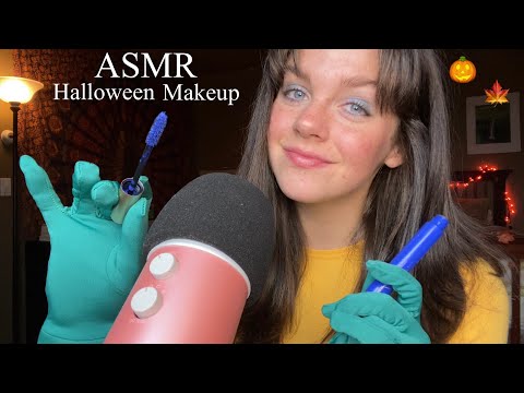 ASMR Doing my HALLOWEEN Makeup | a GRWM 💄