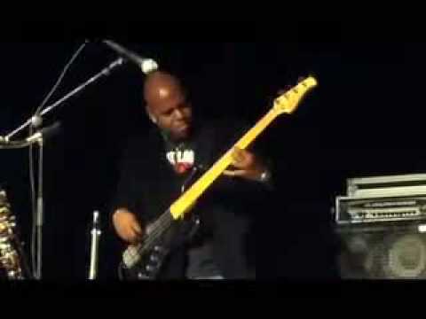 Christian McBride soloing on electric bass during "Havona"