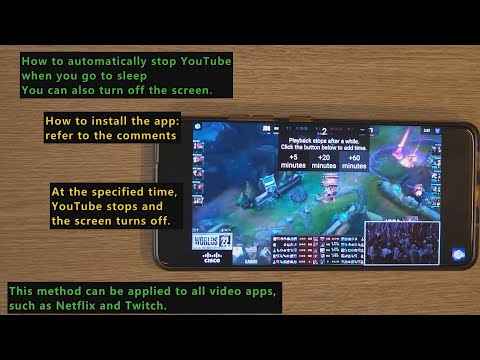 Sleep Timer :Video& Screen Off