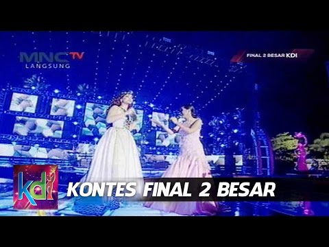 Azizah Feat. Zaskia Gotik " Kereta malam " Maumere - Kontes 2 Besar KDI 2015 (3/6)