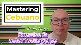 Exercise 2: actor focus verbs