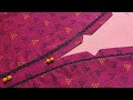 How To Make V Placket Neck Design With Lace V Placket Neck Design Cutting And Stitching With Lace