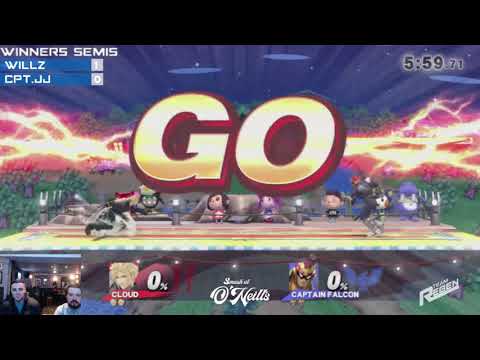 Smash at O'Neill's 49 Winners Semis: Willz (Cloud) Vs Cpt.JJ (Falcon)