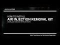 How to install Air Injection Removal Kit for Triumph Modern Classic (2001-2016)