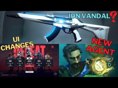 ION VANDAL, NEW AGENT, UI CHANGES in VALORANT | Patch 5.08 Valorant coming SOON🤩!!