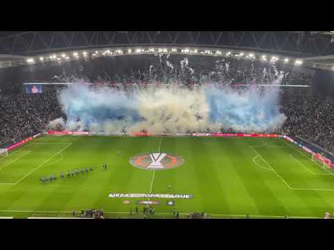 Hino do FC Porto antes da entrada das equipas 💙 FCPorto vs Manchester United  #porto #portugal #fcp