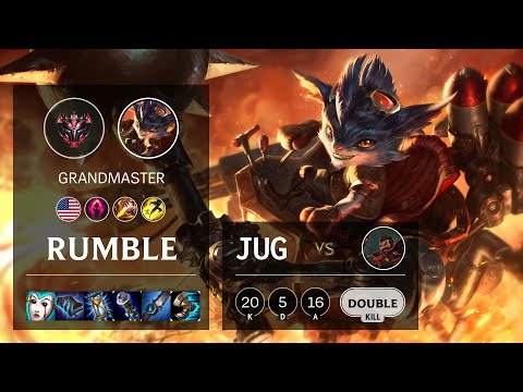 Rumble Jungle vs Graves - NA Grandmaster Patch 10.18
