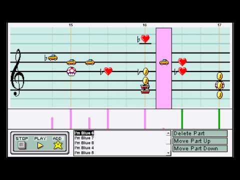 Mario Paint - Eiffel 65: I'm Blue (Da Ba Dee) (Full Version!)