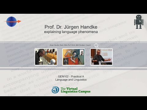 GEN102 - Practical A: Language & Linguistics