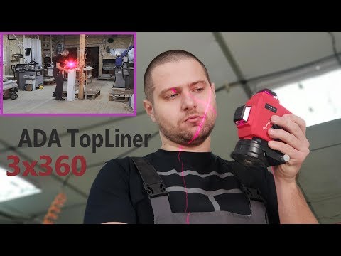 Построитель лазерных плоскостей ADA TopLiner 3-360 GREEN