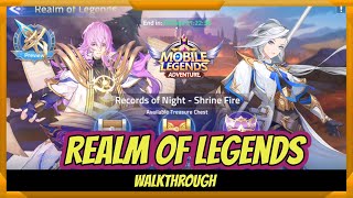 [ Walkthrough] Realm of Legends: Records of Night-Shrine Fire | Silvanna | Mobile Legends: Adventure